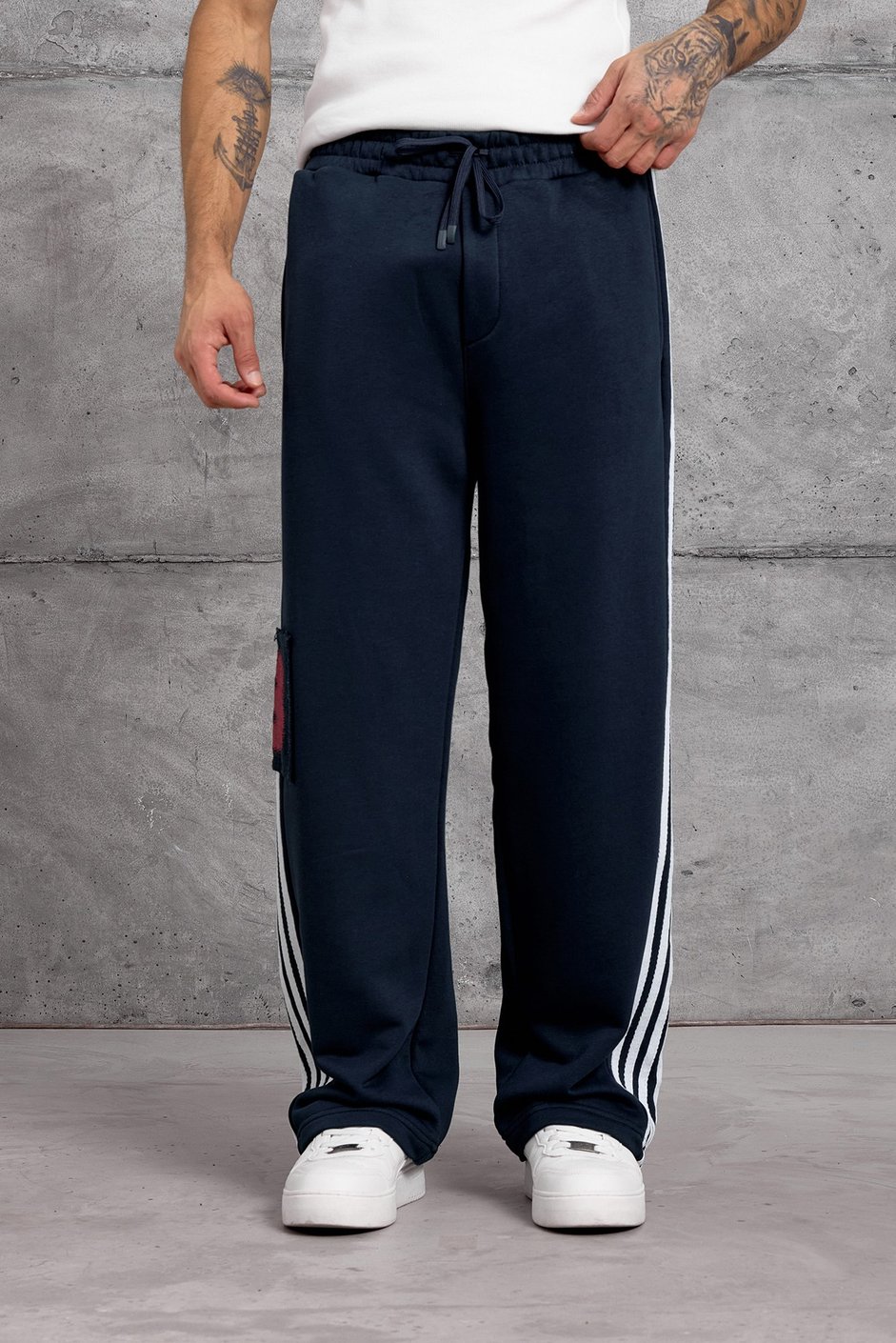 Lacivert ŞERİTLİ 8 RAKAM BAGGY EŞOFMAN ALTI