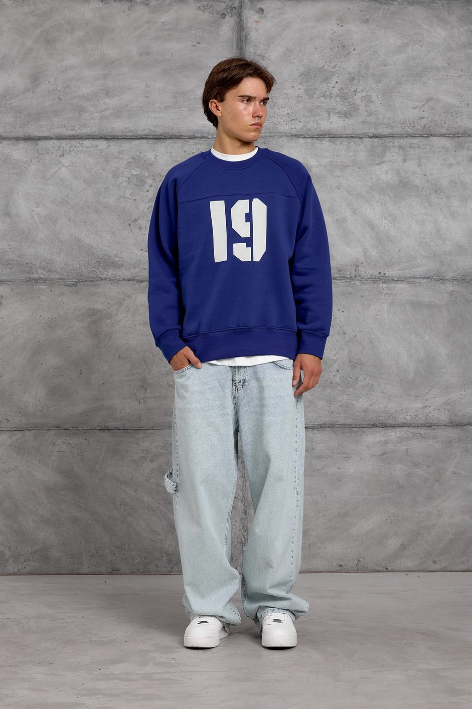 Mavi 19 BASKILI OVERSIZE SWEATSHIRT
