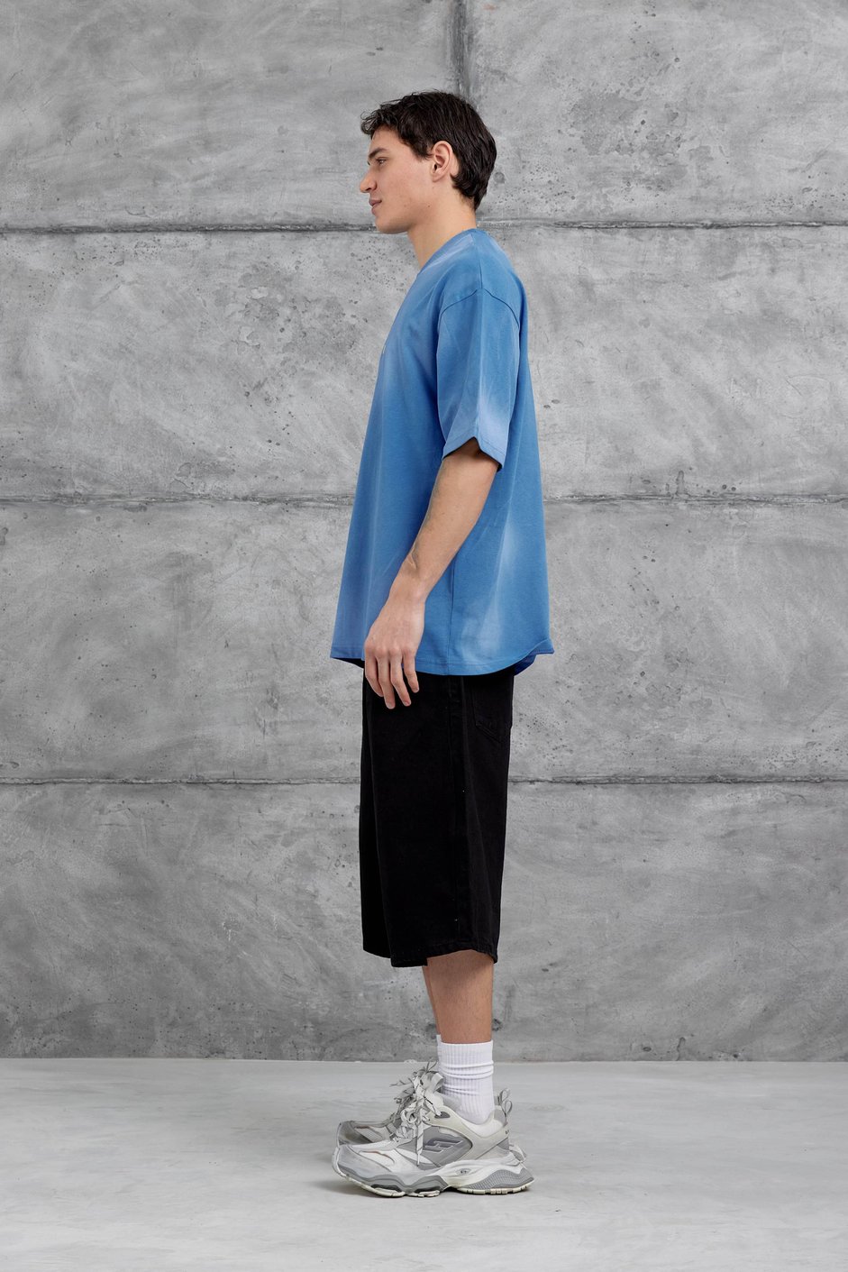 Mavi M11 Yazılı Oversize Tshirt
