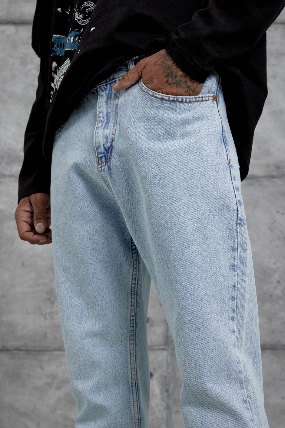 Mavi Mb Boyfriend Kalıp Taşlamalı Jean