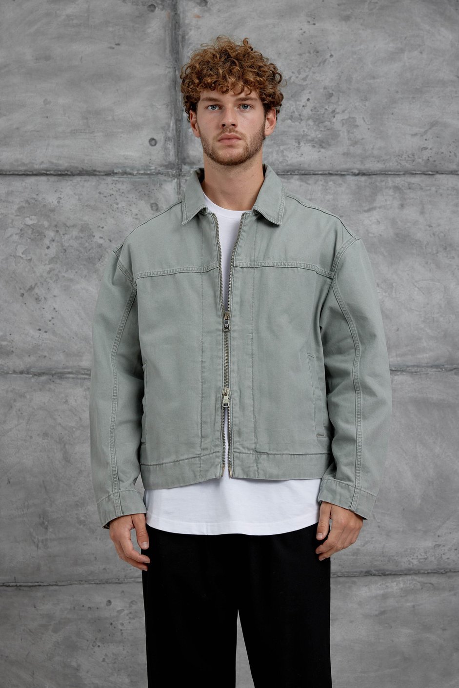 Mint Yeşili Mmx Oversize Kot Ceket