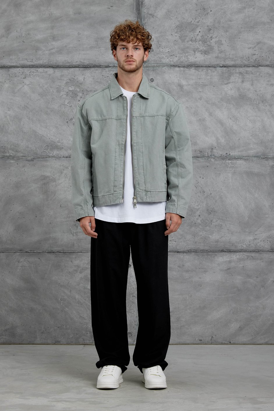 Mint Yeşili Mmx Oversize Kot Ceket
