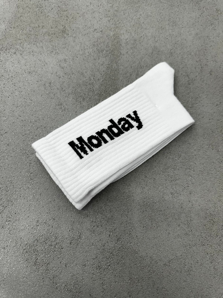 Monday Beyaz Çorap