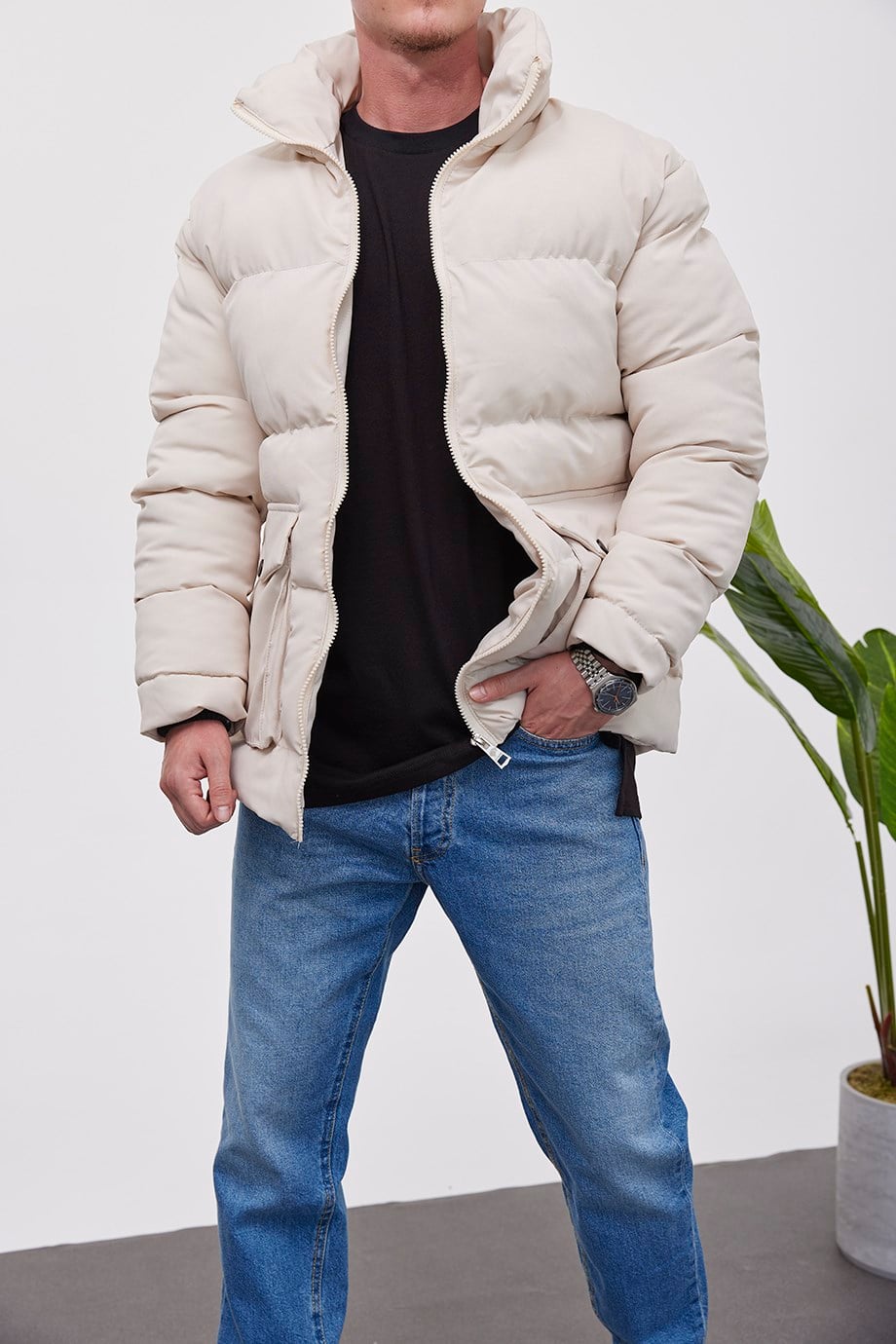 Nomarc 2001 Krem Şişme Mont