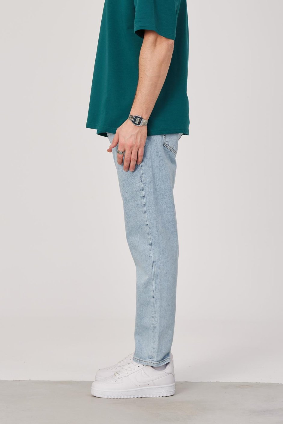 Nomarc 5101 Taşlamalı Açık Mavi Jean
