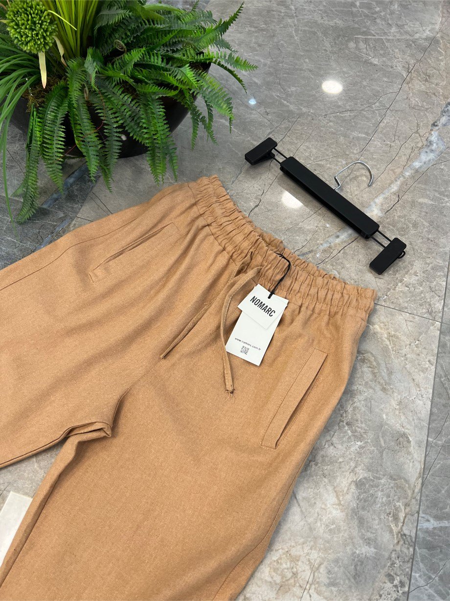 Nomarc Kahverengi Keten Pantolon Nm-2