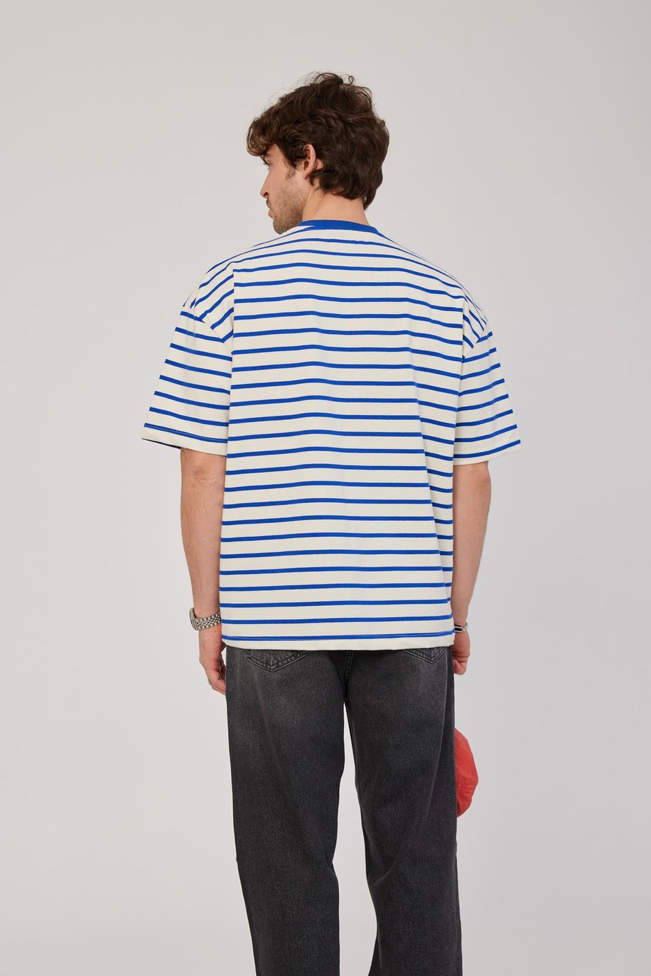 Royal Club Mavi Çizgili Tshirt