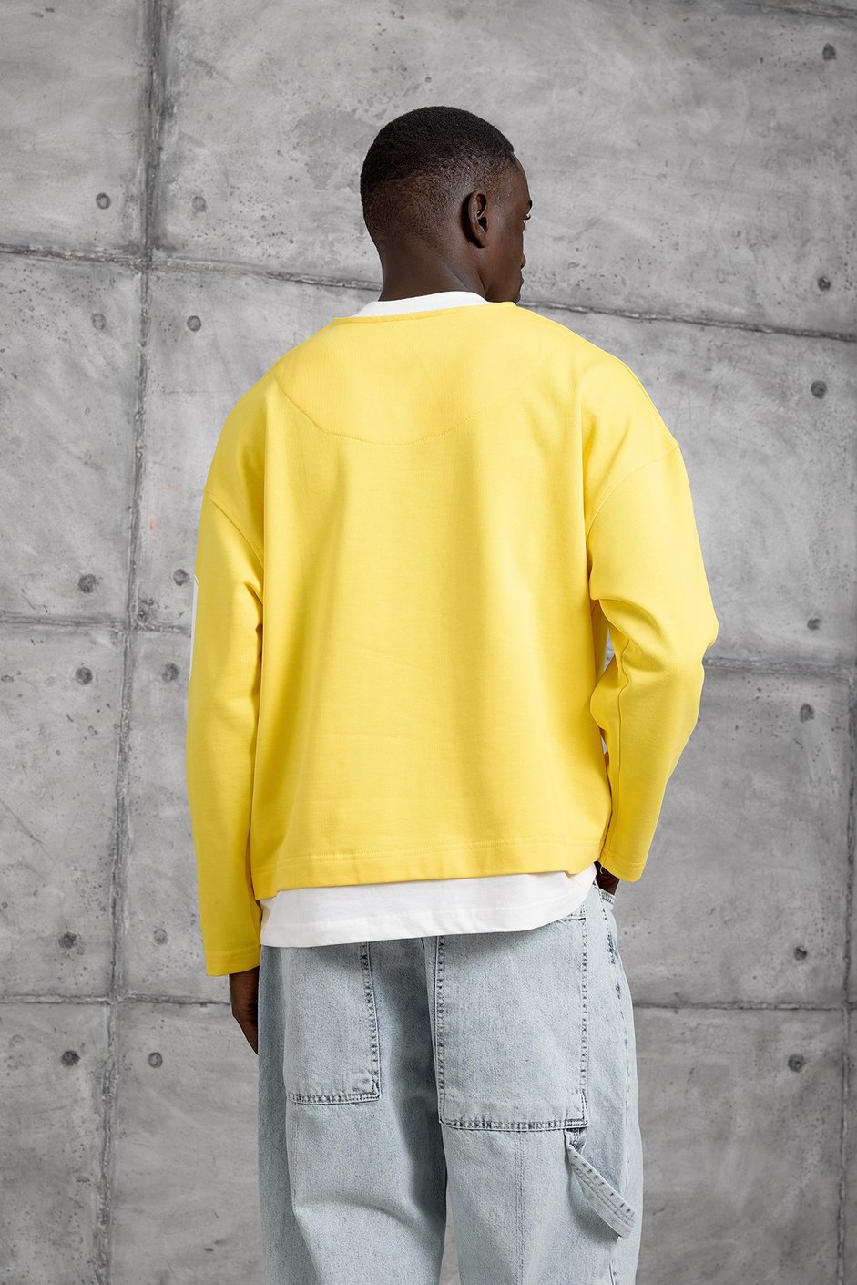 Sarı NMRC RAKAMLI OVERSIZE SWEATSHIRT