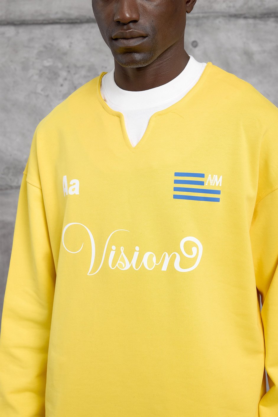 Sarı NMRC RAKAMLI OVERSIZE SWEATSHIRT