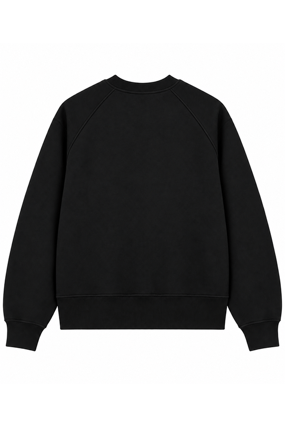 Siyah 19 BASKILI OVERSIZE ŞARDONLU SWEATSHIRT