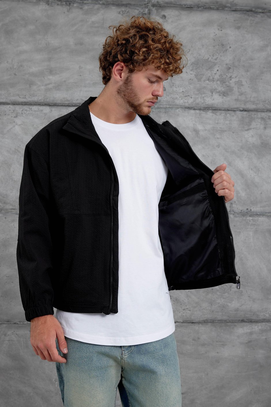 Siyah 251 Mevsimlik Oversize Ceket
