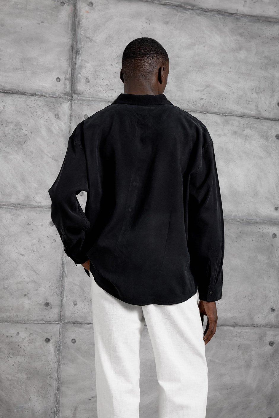 Siyah 251 OVERSIZE GÖMLEK