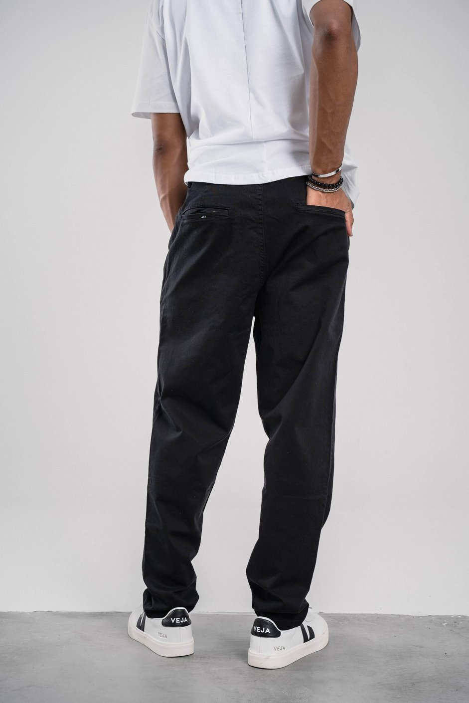 Siyah Gabardin Pantolon