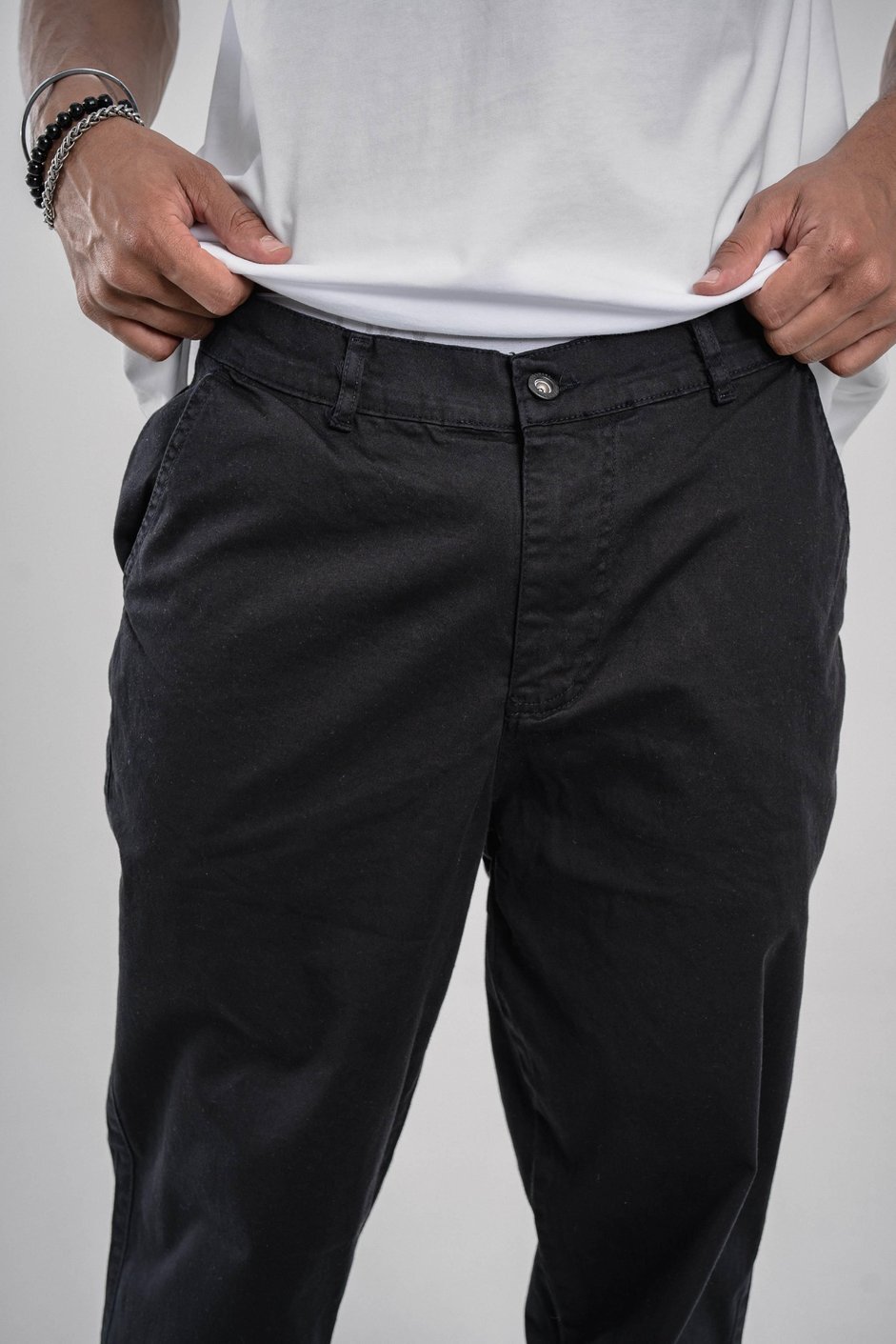 Siyah Gabardin Pantolon