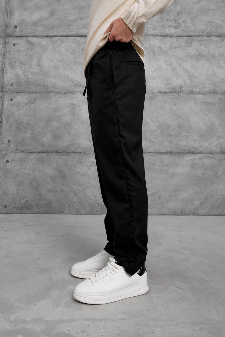 Siyah MMX JOGGER KUMAŞ PANTOLON