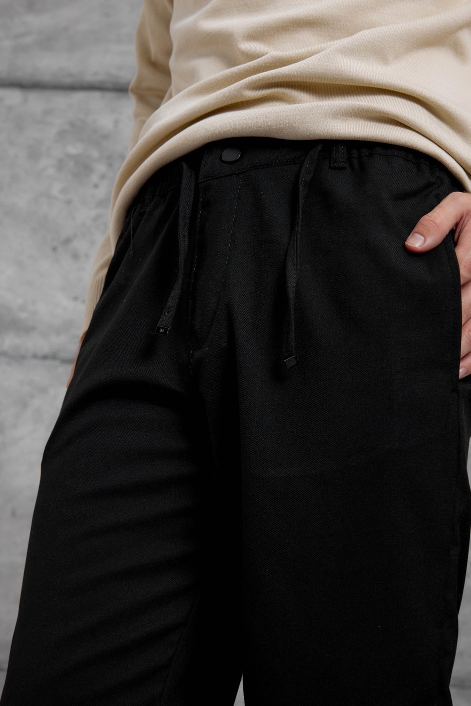 Siyah MMX JOGGER KUMAŞ PANTOLON