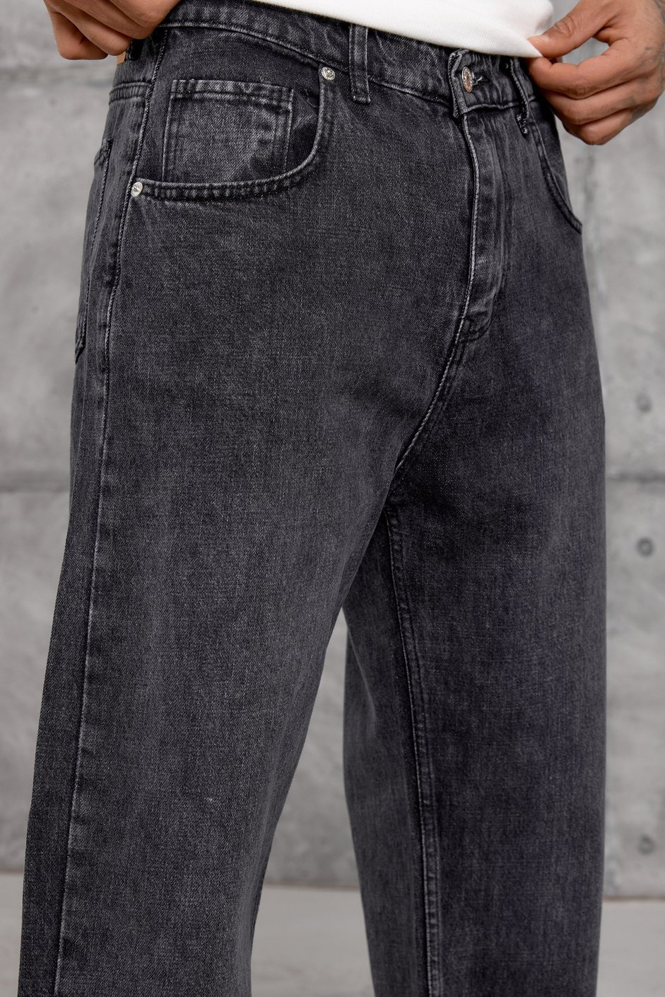 Siyah MOBB BAGGY JEAN