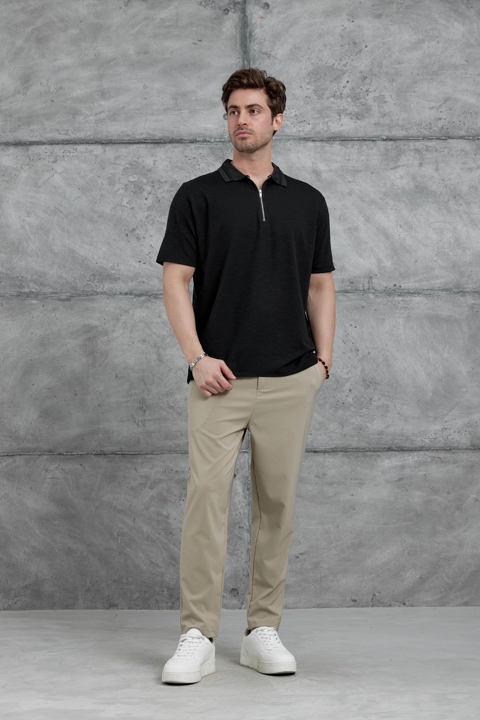 Siyah Mrk Polo Yaka  Tshirt
