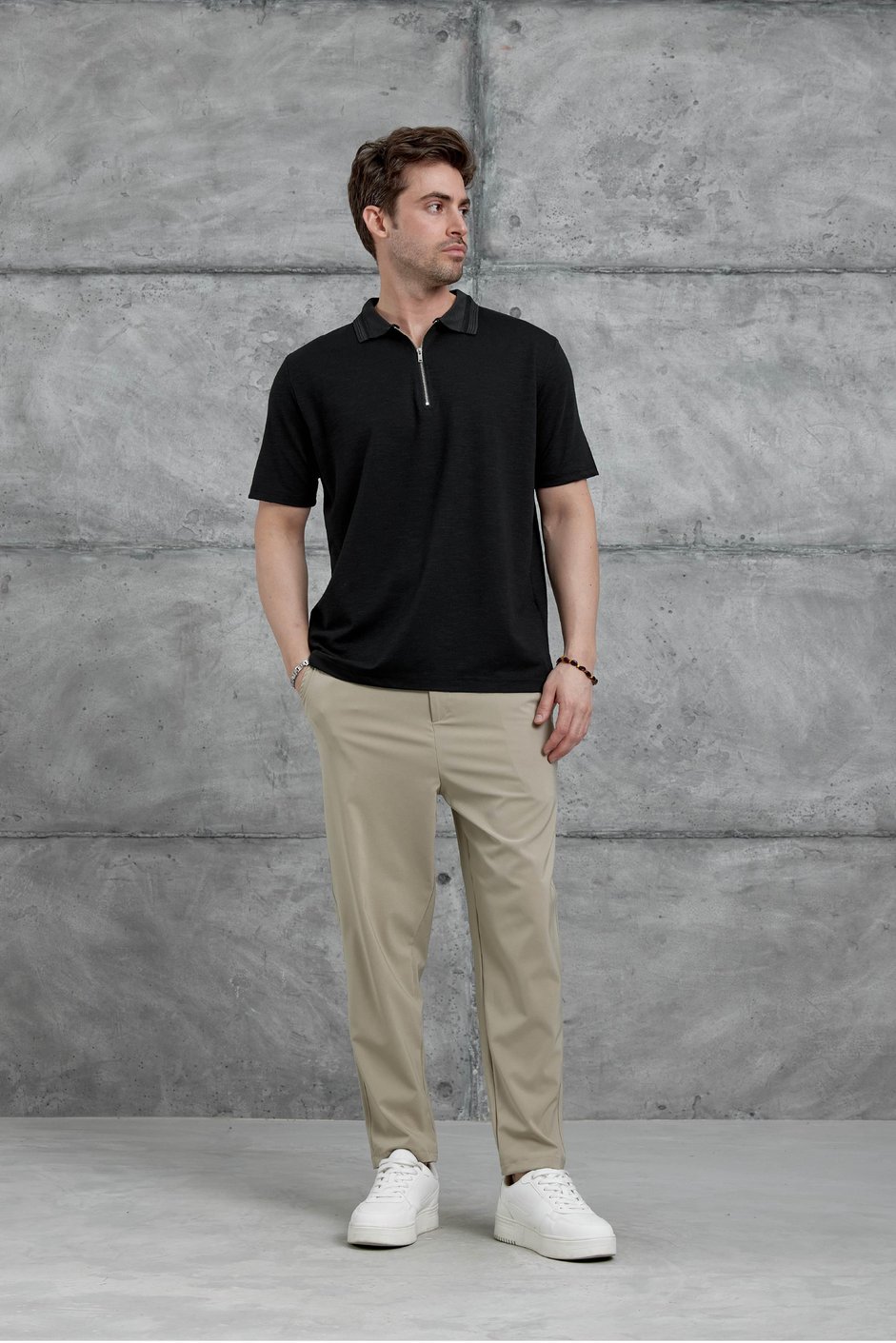 Siyah Mrk Polo Yaka  Tshirt