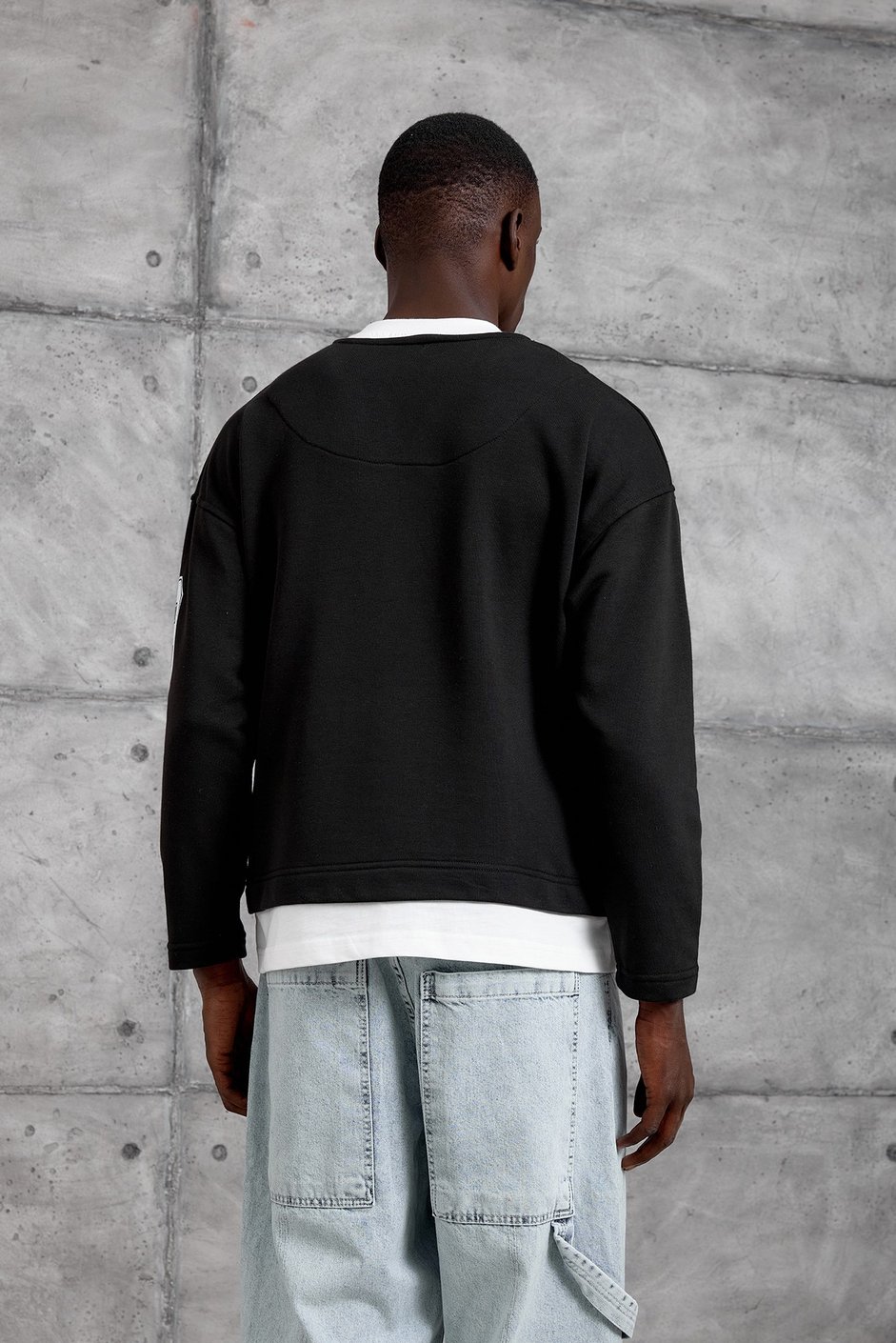 Siyah NMRC RAKAMLI OVERSIZE SWEATSHIRT