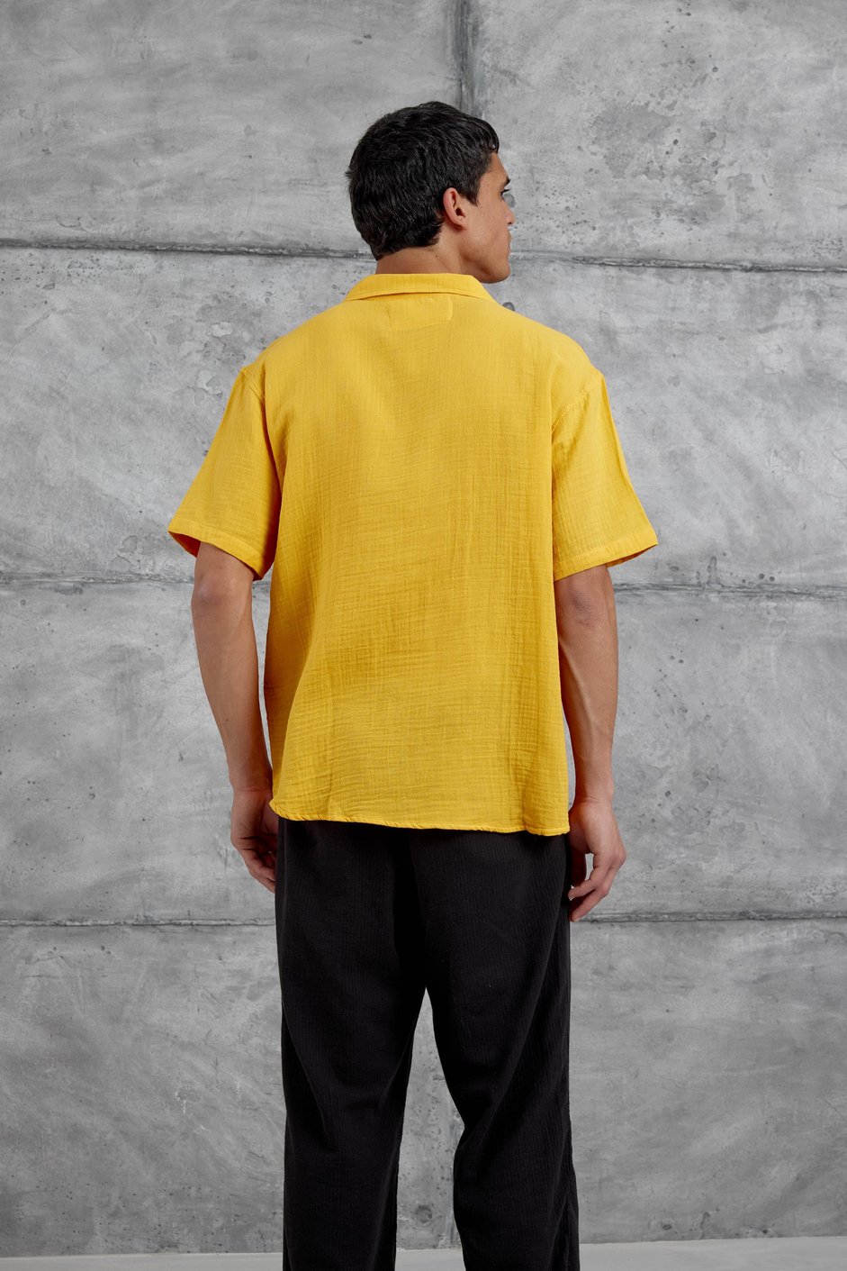 Turuncu Mlm Elson Baskılı Oversize Gömlek