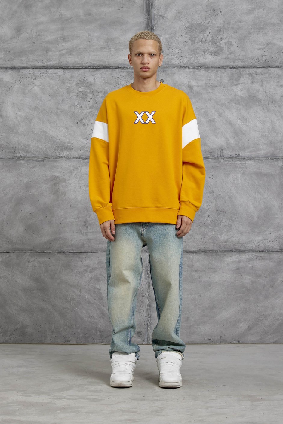 Turuncu XX BASKILI SWEATSHIRT
