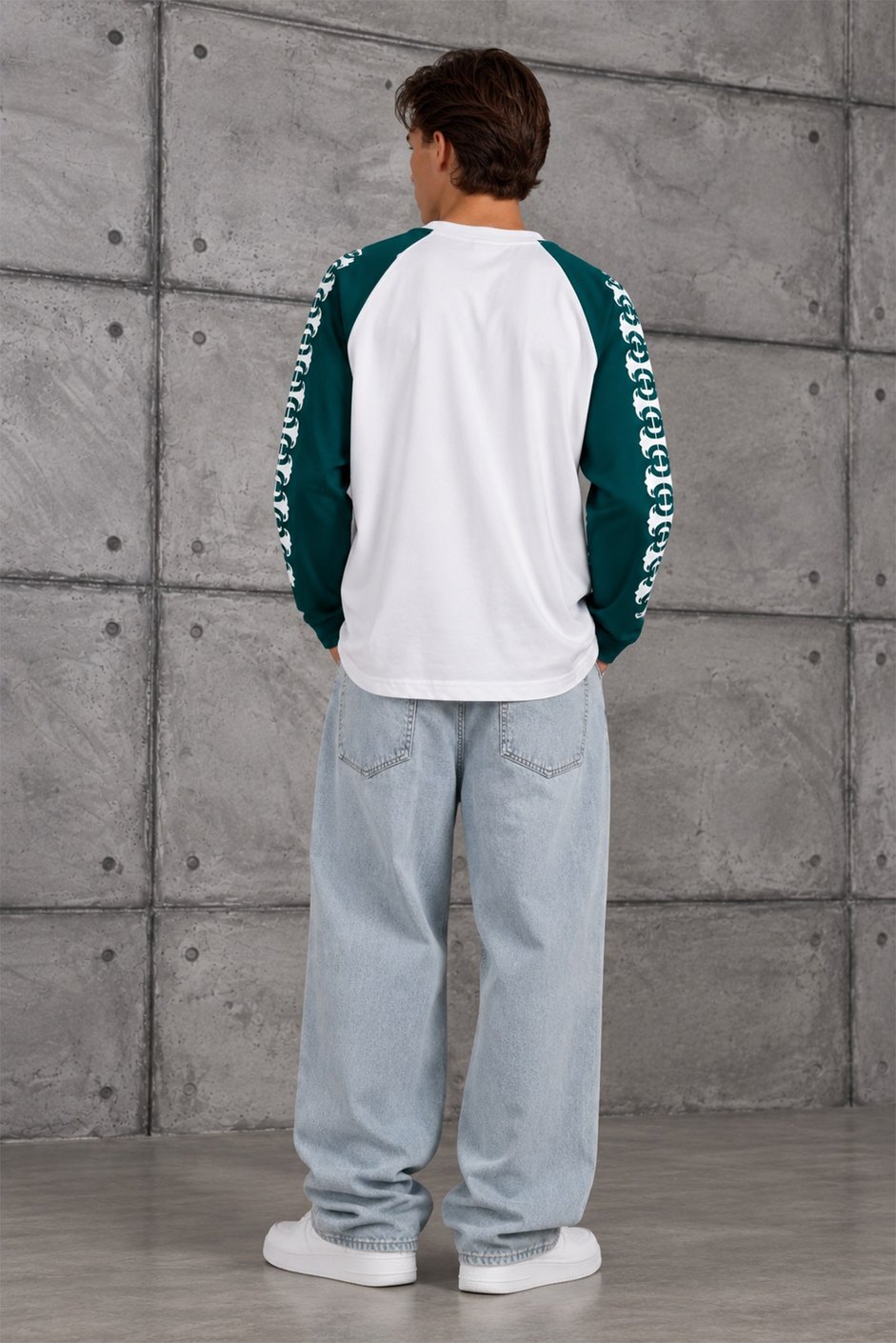 Yeşil CEPLİ OVERSIZE SWEATSHIRT