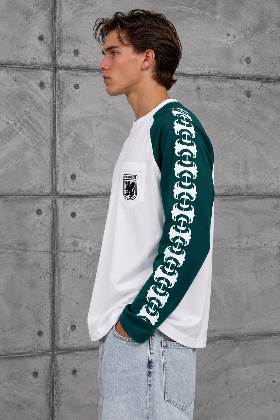 Yeşil CEPLİ OVERSIZE SWEATSHIRT