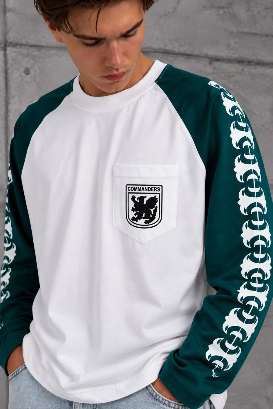 Yeşil CEPLİ OVERSIZE SWEATSHIRT