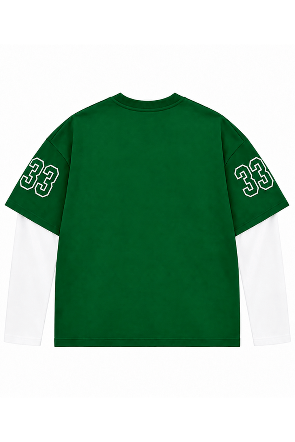 Yeşil DOTSTUD 7 BASKILI OVERSIZE SWEATSHIRT