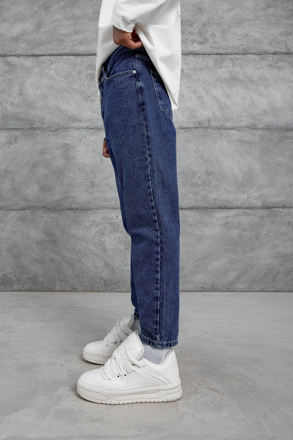 15680 Düz Lacivert Jean