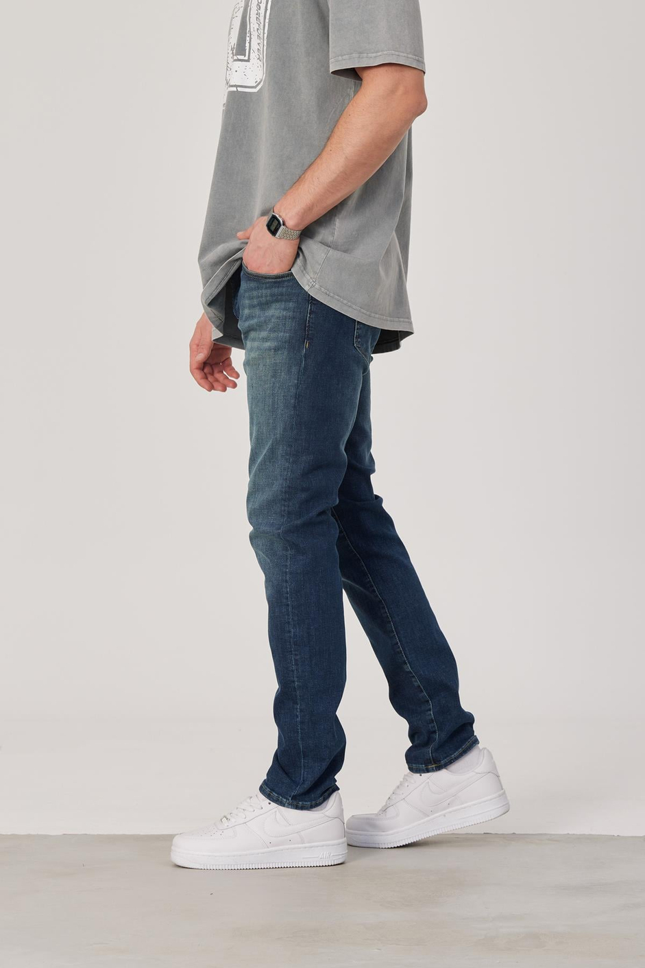 15738 Slim Kesim Koyu Denim Jean R3