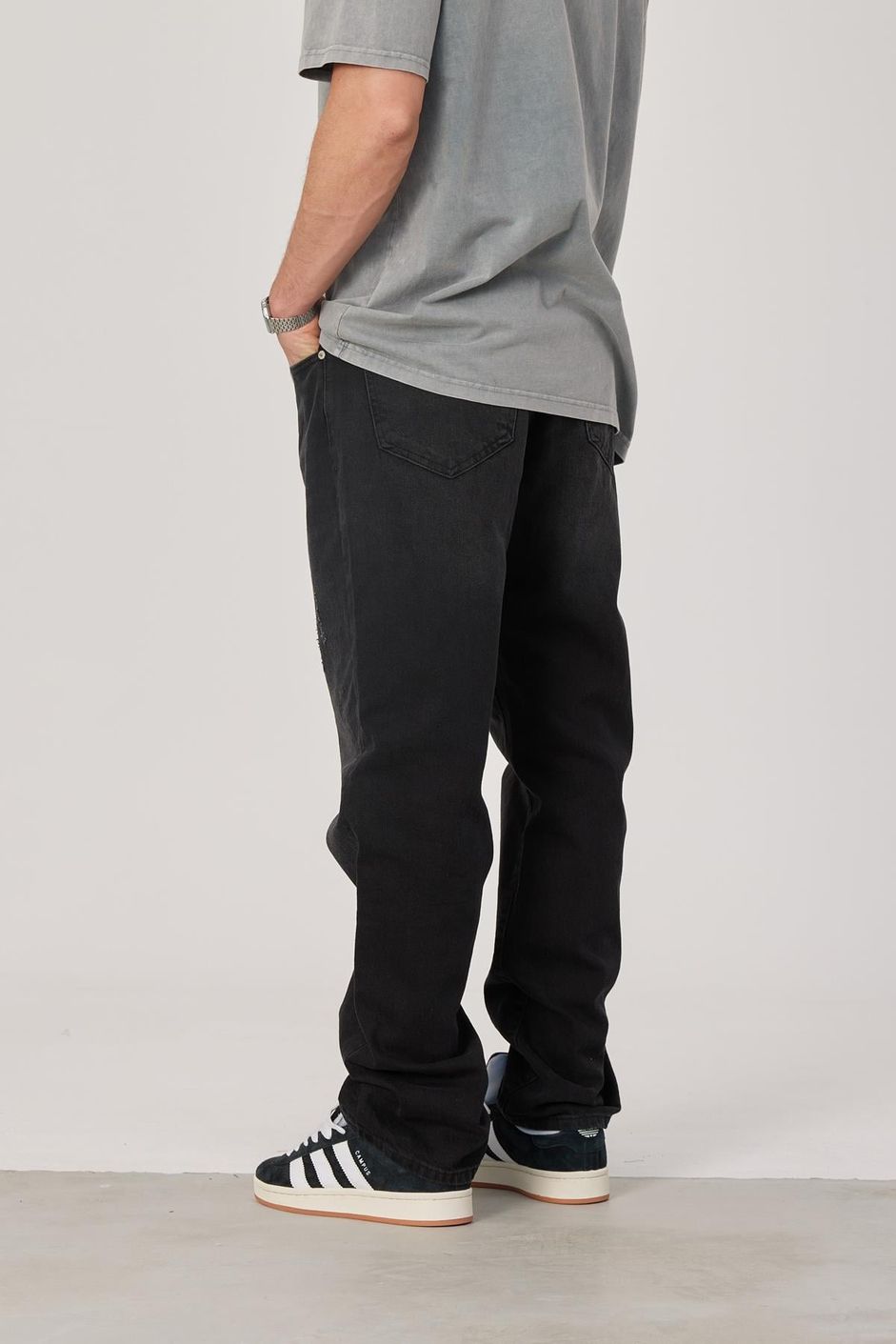15909 Antrasit Baggy Jean