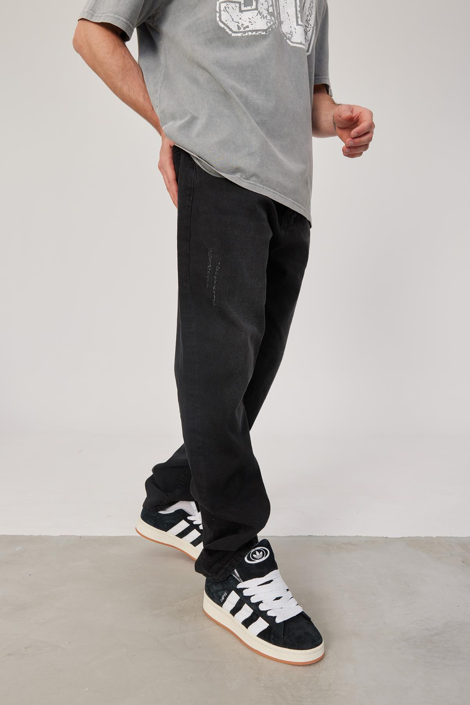 15909 Antrasit Baggy Jean