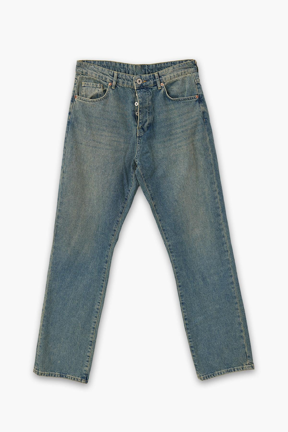 15912 Eskitme Detaylı Jean