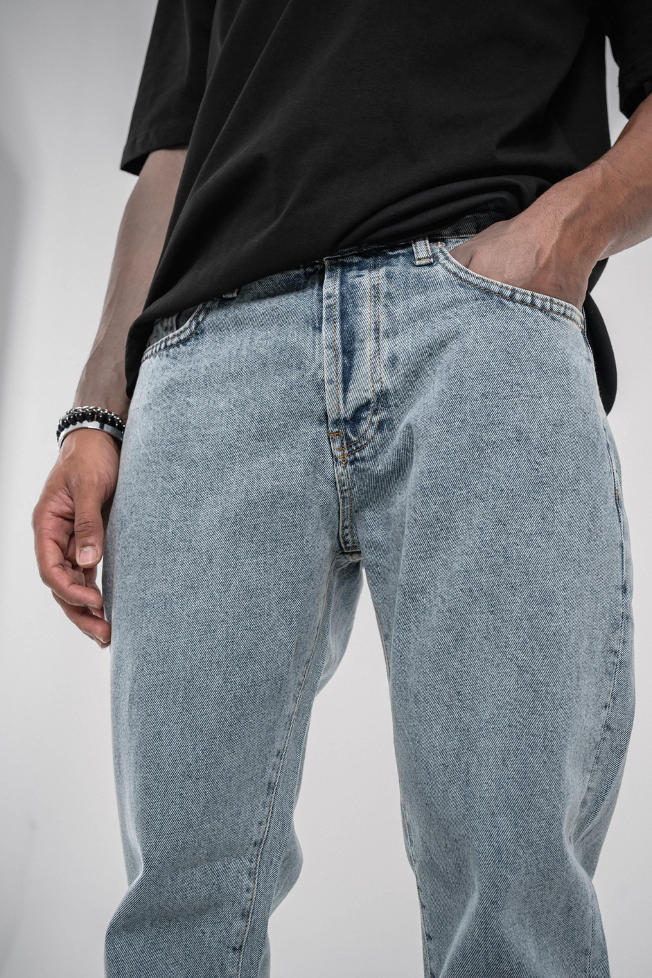 16370 Boyfriend Taşlamalı Mavi Jean