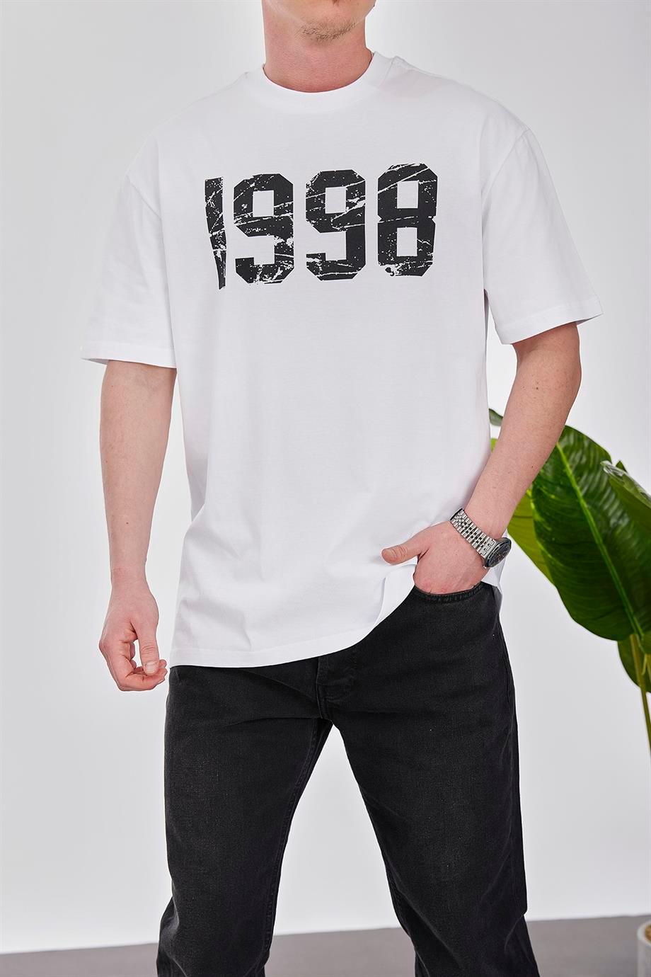 1998 Beyaz Tshirt