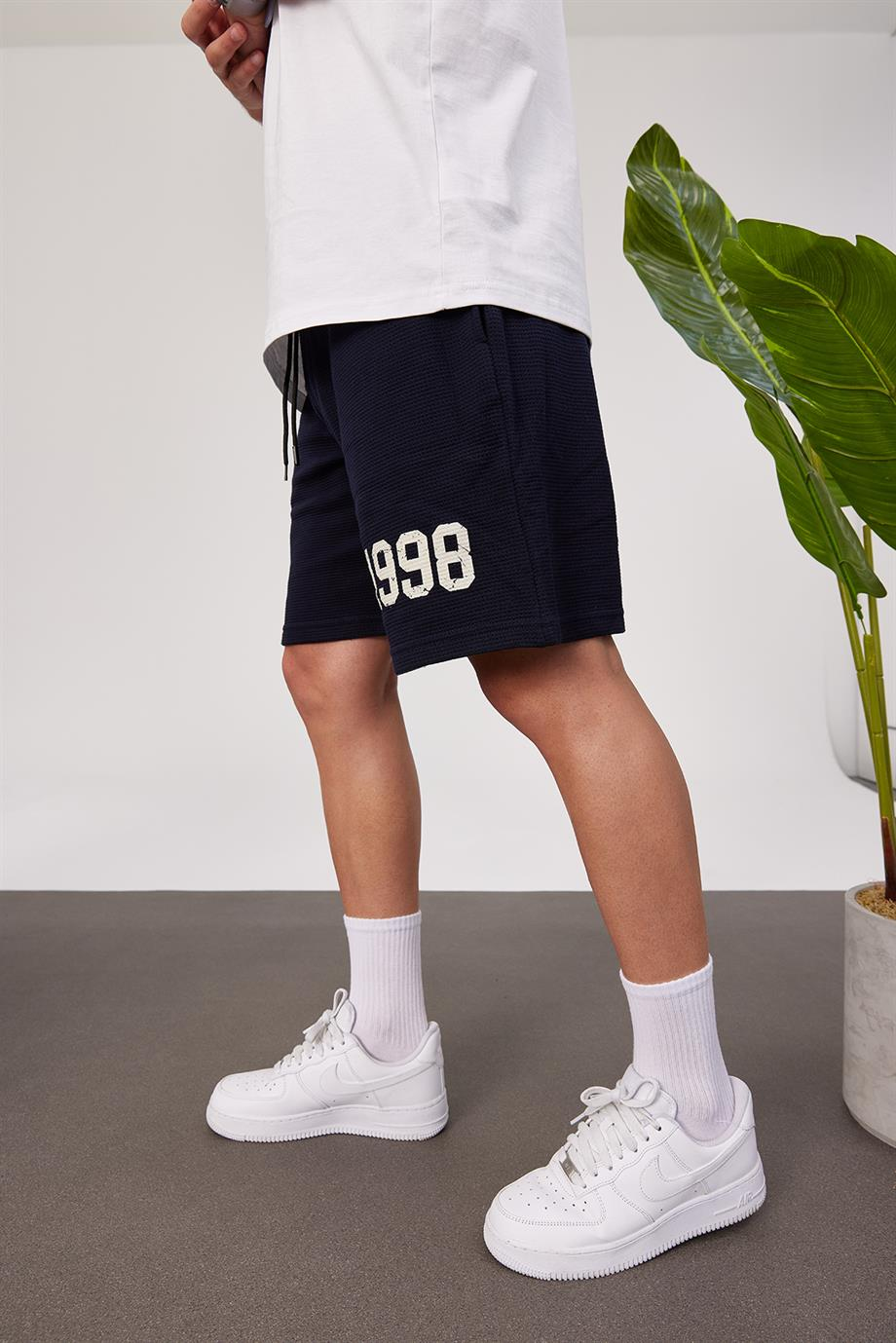 1998 Örme Kumaş Lacivert Şort