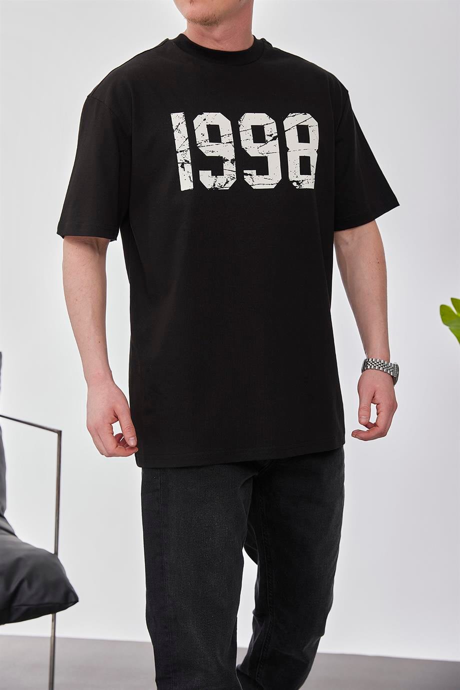 1998 Siyah Tshirt