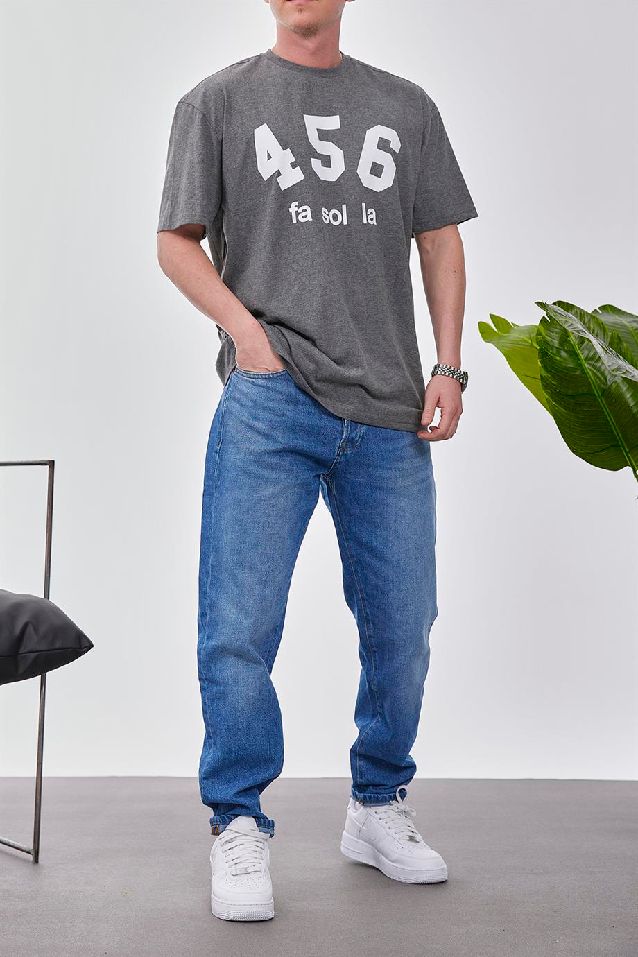 456 Gri Tshirt