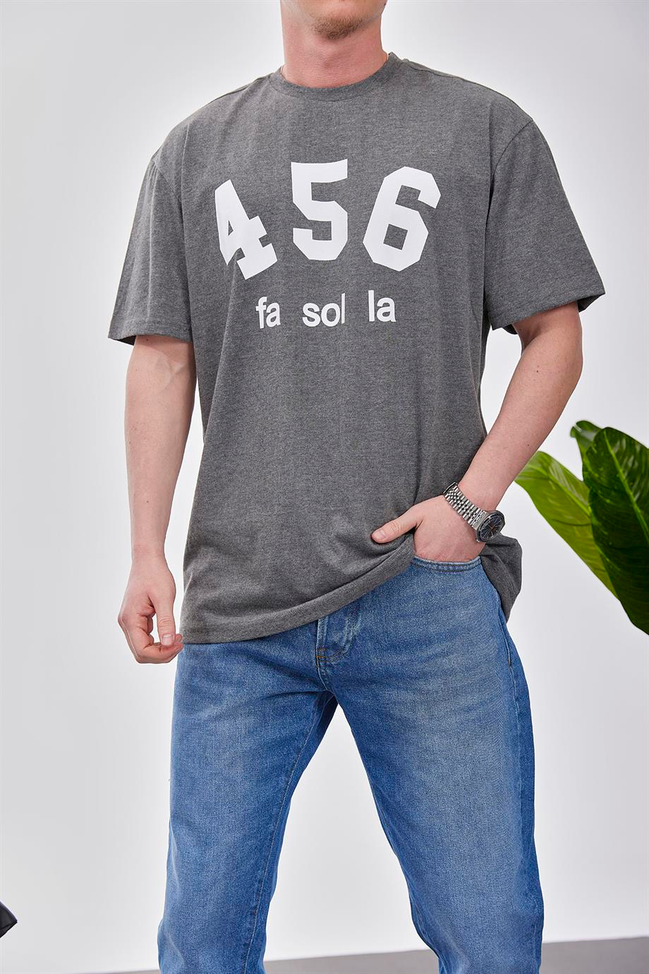 456 Gri Tshirt