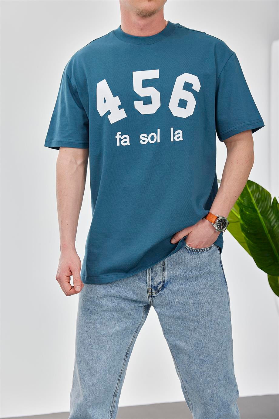 456 Petrol Mavisi Tshirt