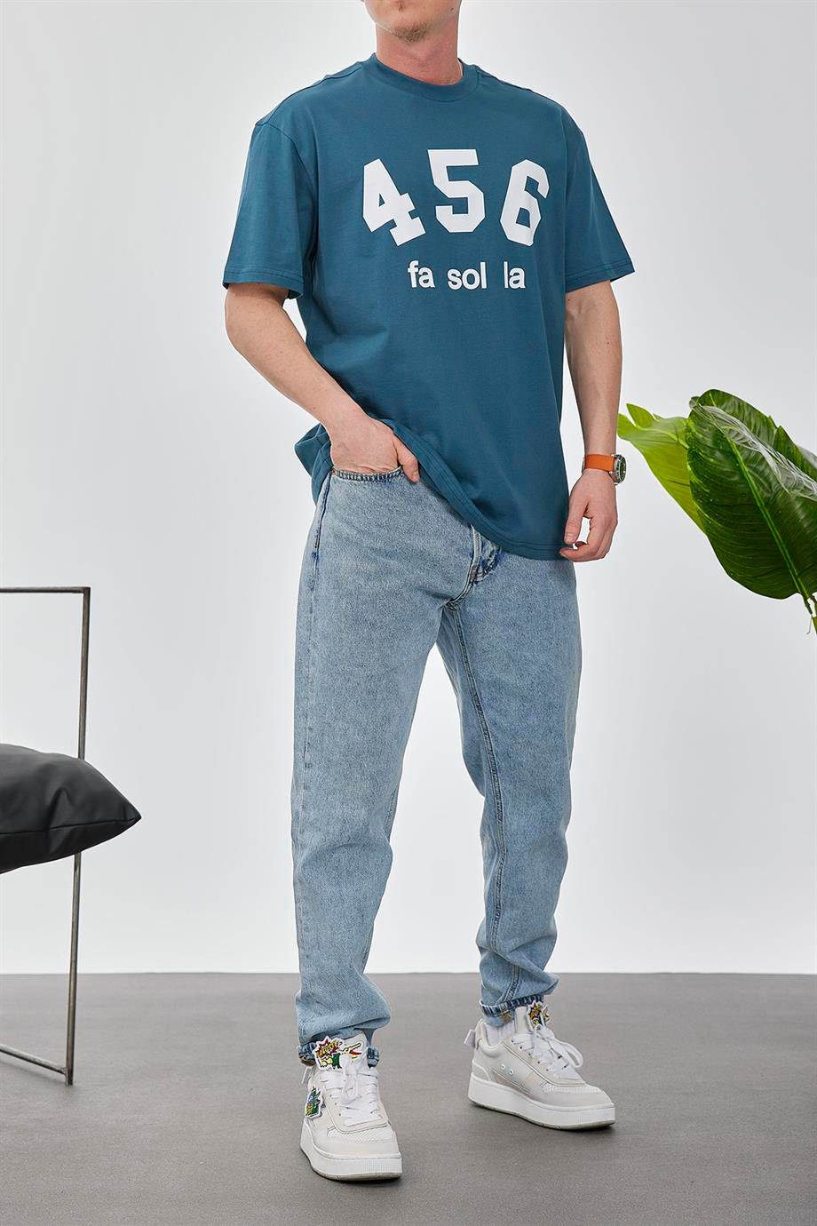 456 Petrol Mavisi Tshirt