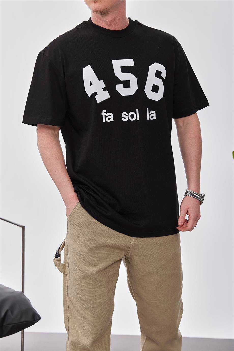 456 Siyah Tshirt