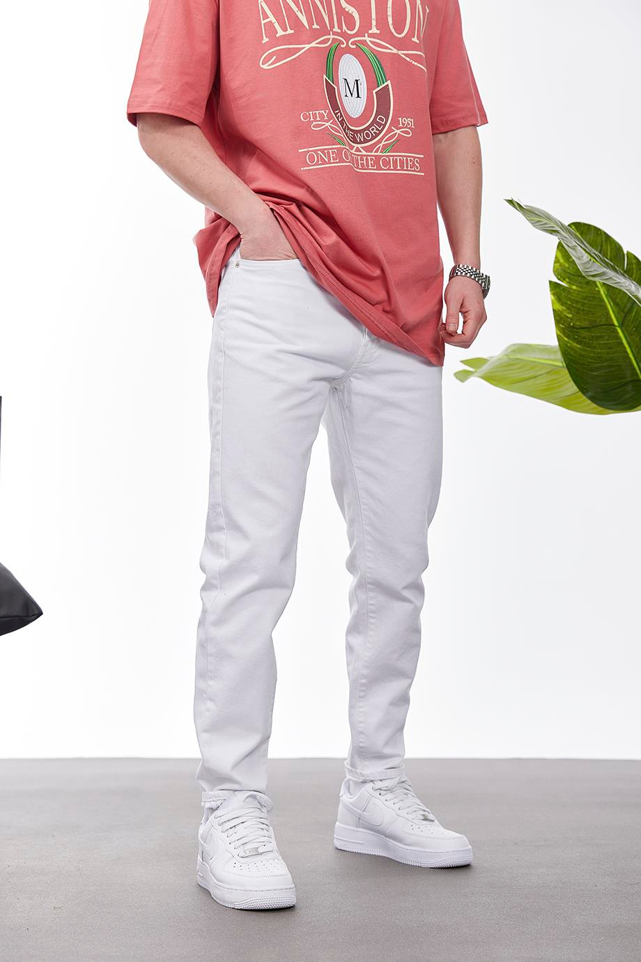5101 Beyaz Jean