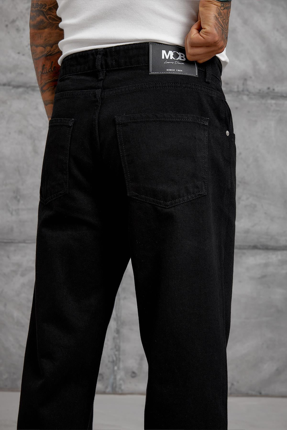 5174 Siyah Baggy Jean