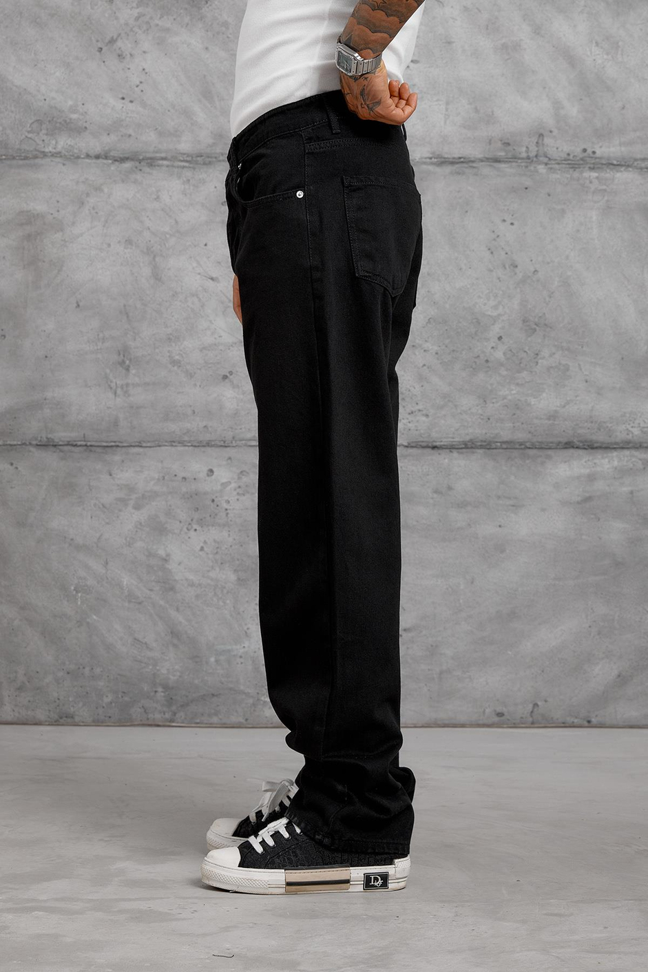 5174 Siyah Baggy Jean