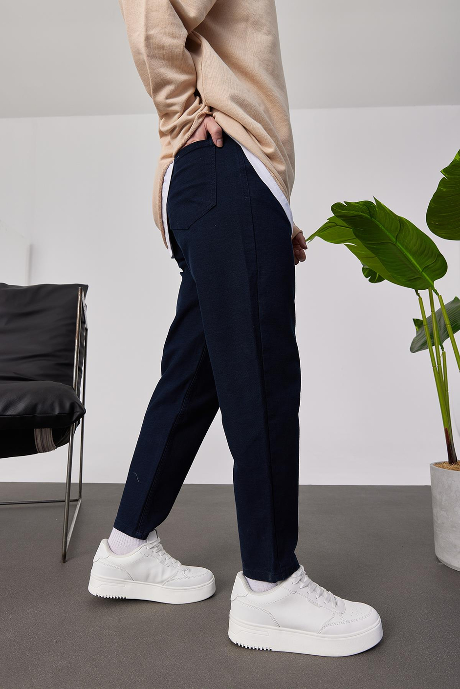 6298 Lacivert Gabardin Pantolon