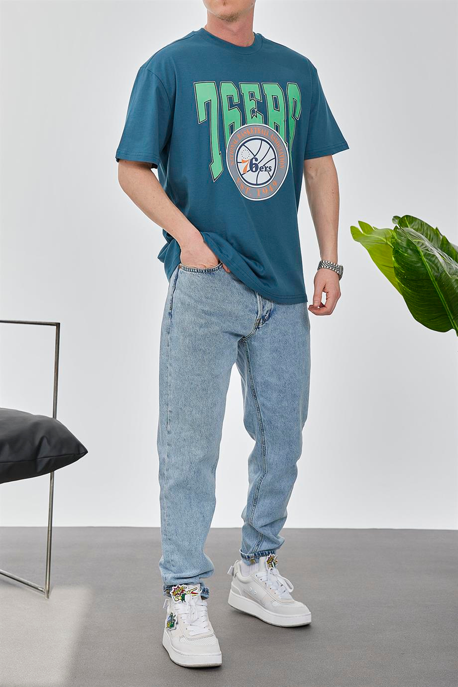 76ERS Petrol Mavisi Tshirt