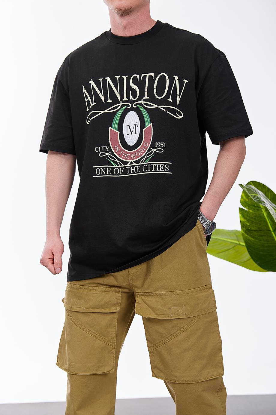 Anniston Siyah Tshirt